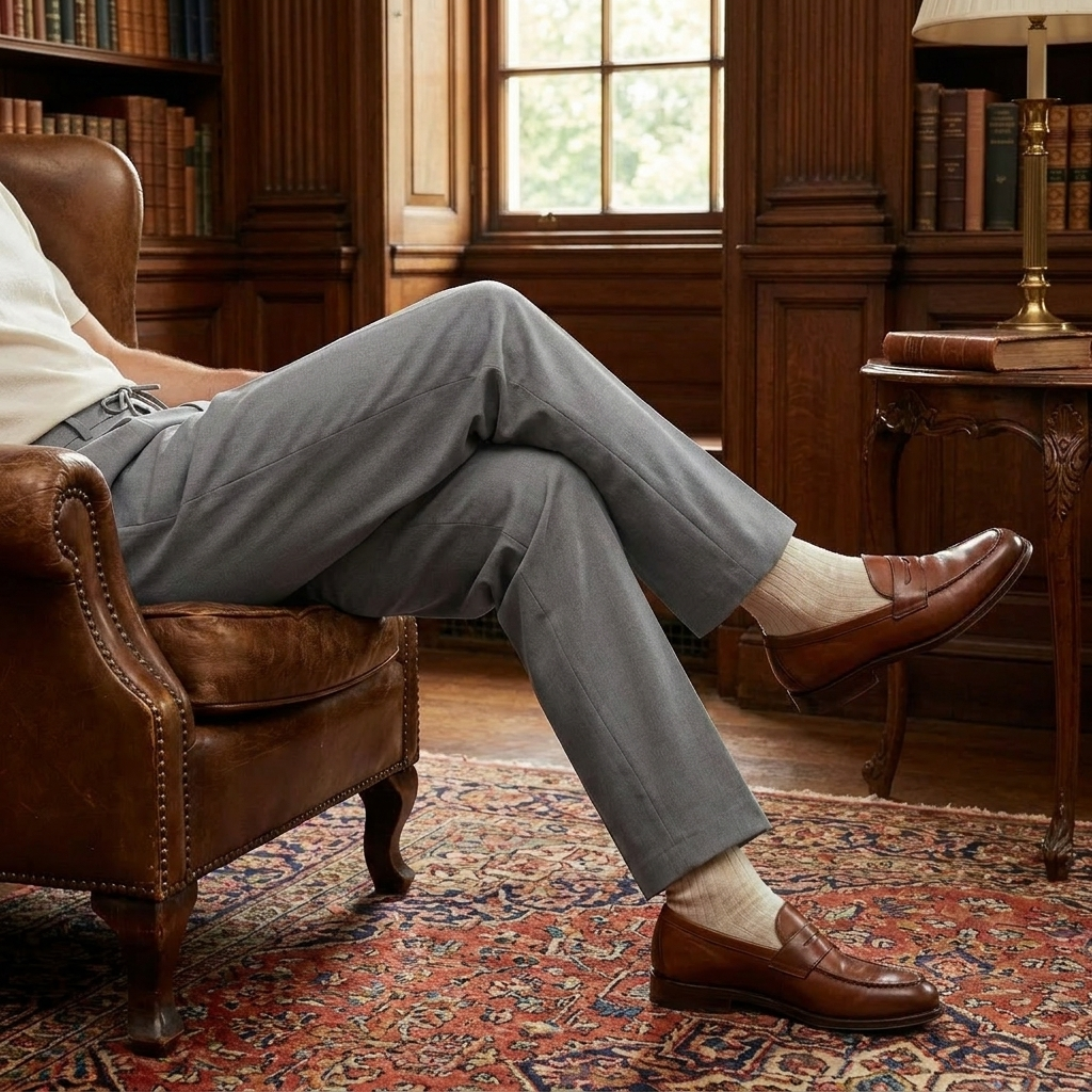 OLDMONEYLOOK | Men’s Heritage Linen Trousers