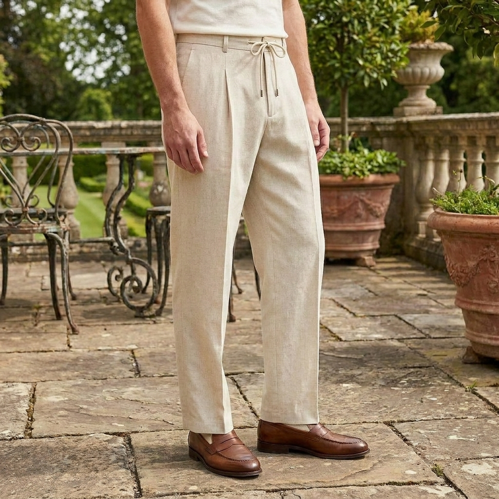 OLDMONEYLOOK | Men’s Heritage Linen Trousers