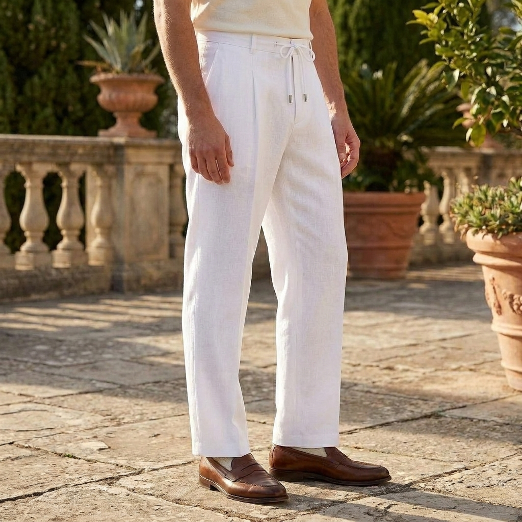OLDMONEYLOOK | Men’s Heritage Linen Trousers