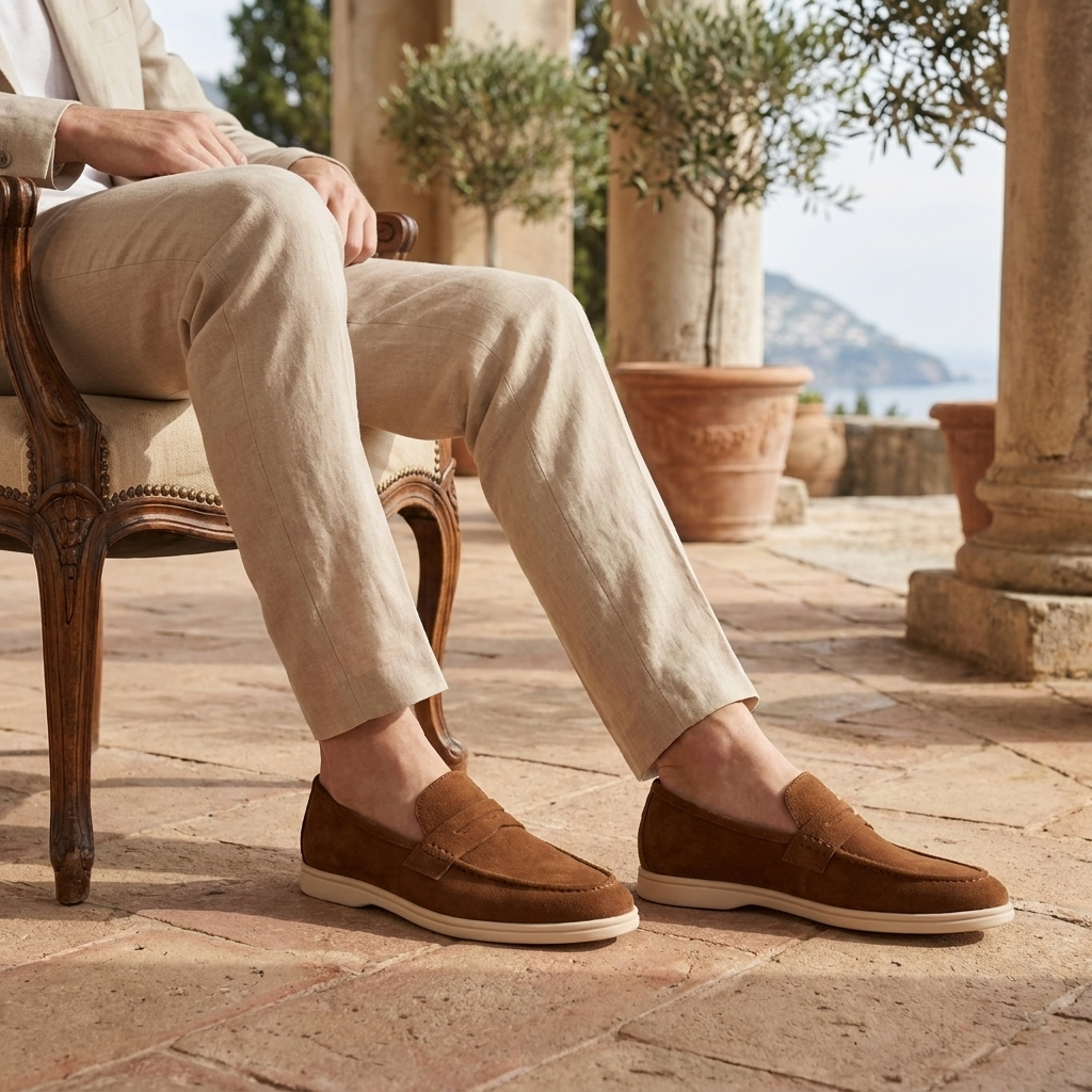 OLDMONEYLOOK | Men’s Heritage Suede Loafers