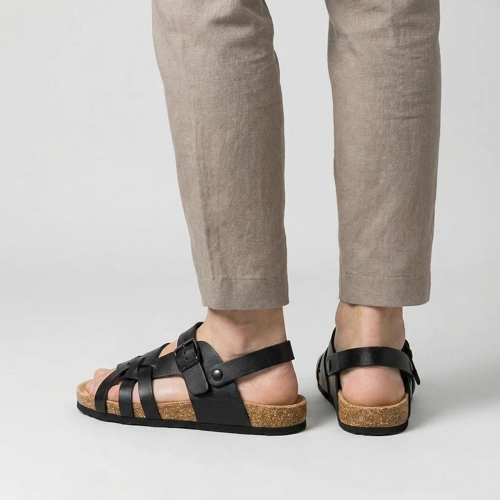 OLDMONEYLOOK | Men Classic Leather Sandals