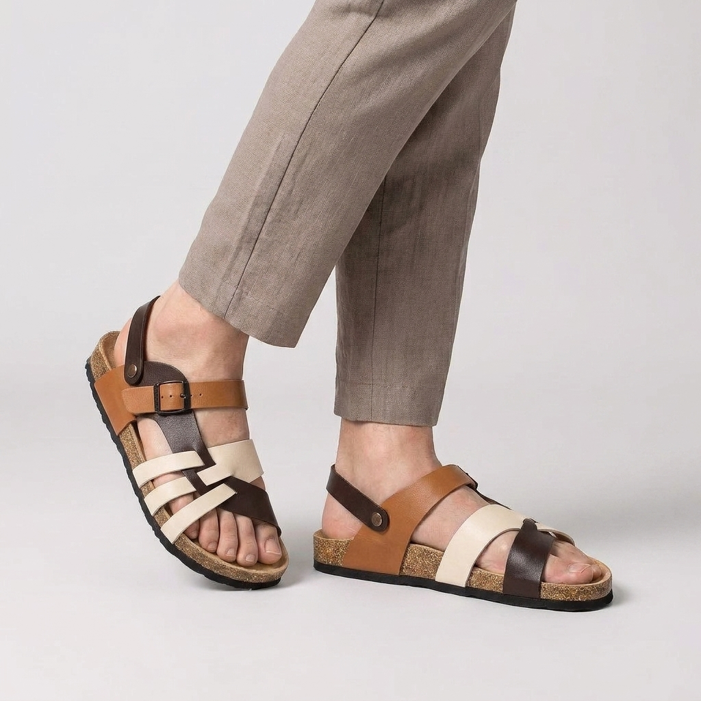 OLDMONEYLOOK | Men Classic Leather Sandals