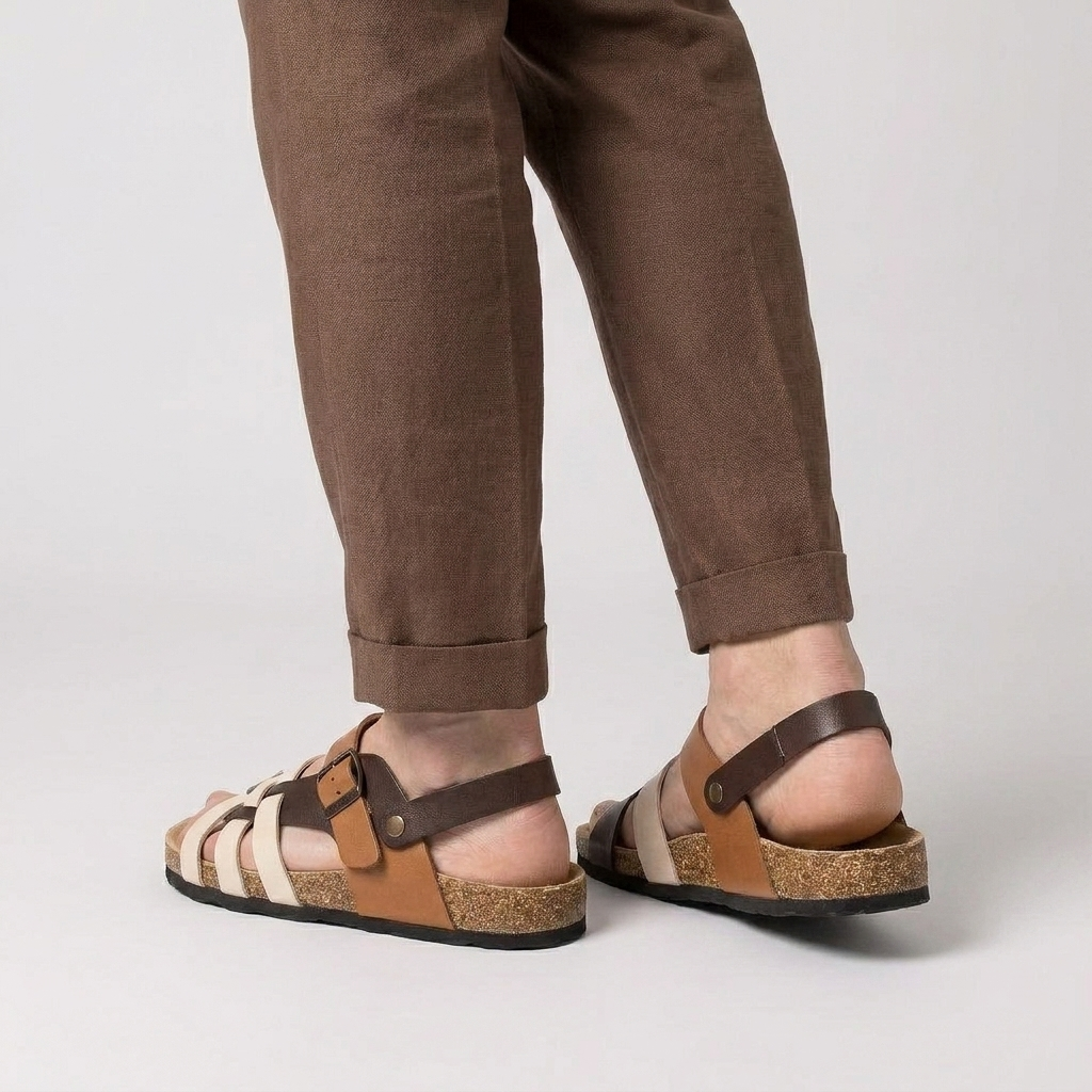 OLDMONEYLOOK | Men Classic Leather Sandals