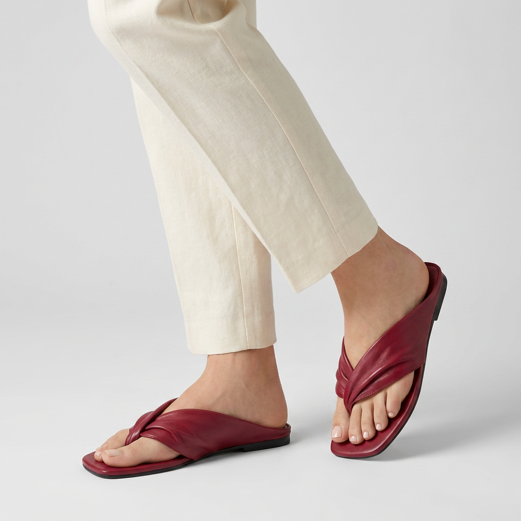 OLDMONEYLOOK | Women’s Heritage Cowhide Leather Flip Flops