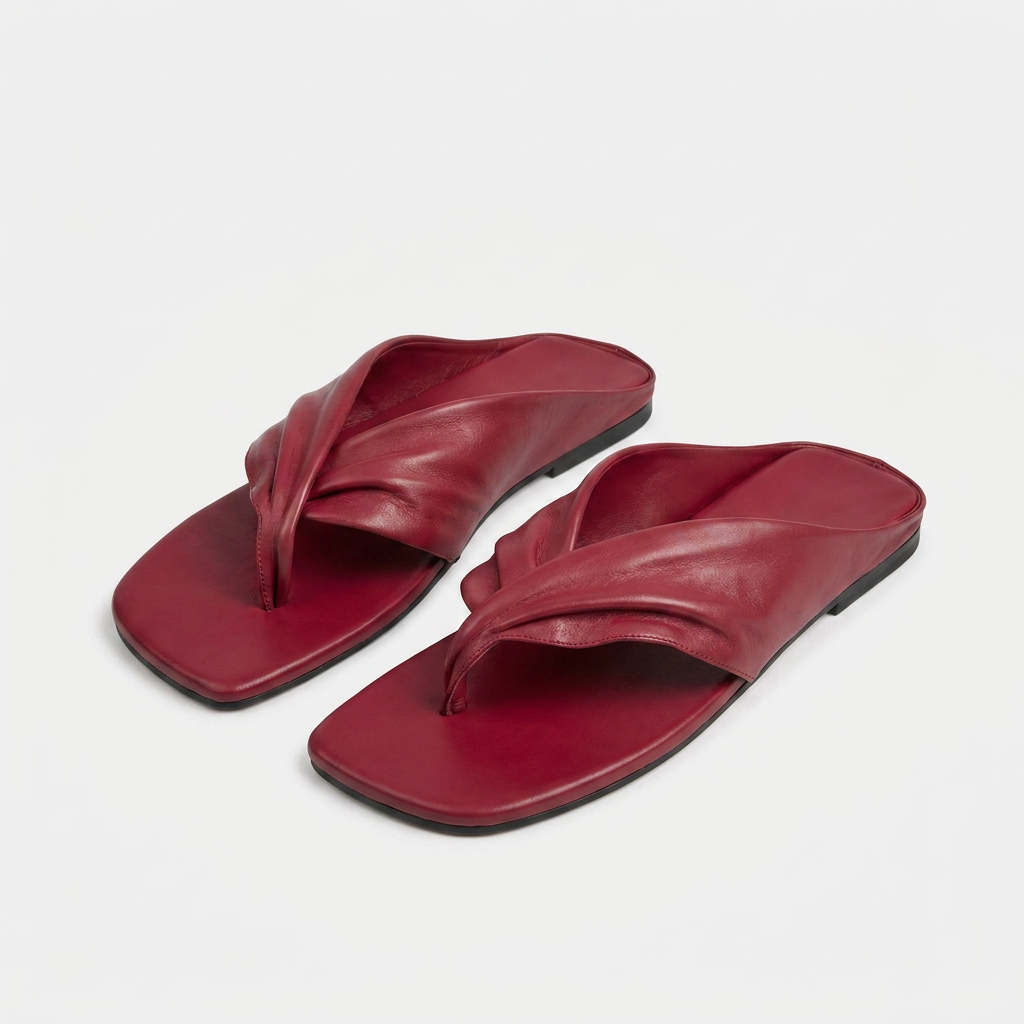 OLDMONEYLOOK | Women’s Heritage Cowhide Leather Flip Flops