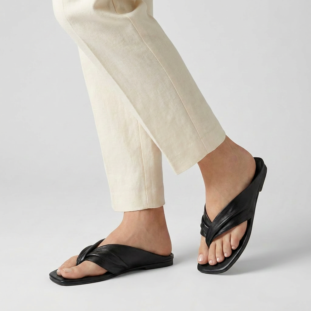 OLDMONEYLOOK | Women’s Heritage Cowhide Leather Flip Flops