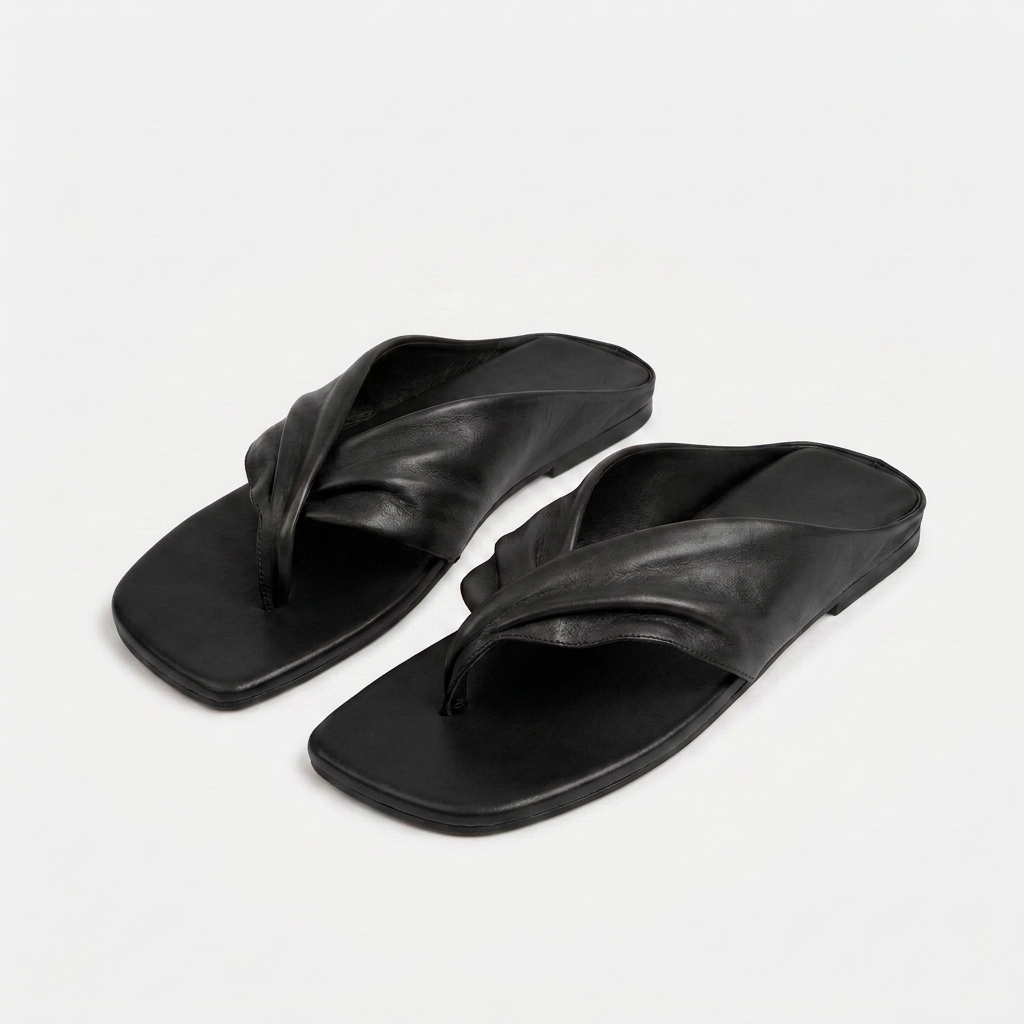 OLDMONEYLOOK | Women’s Heritage Cowhide Leather Flip Flops