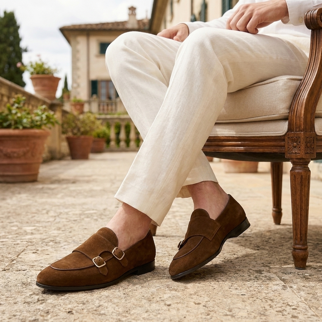OLDMONEYLOOK | Men’s Refined Nubuck Leather Dress Shoes