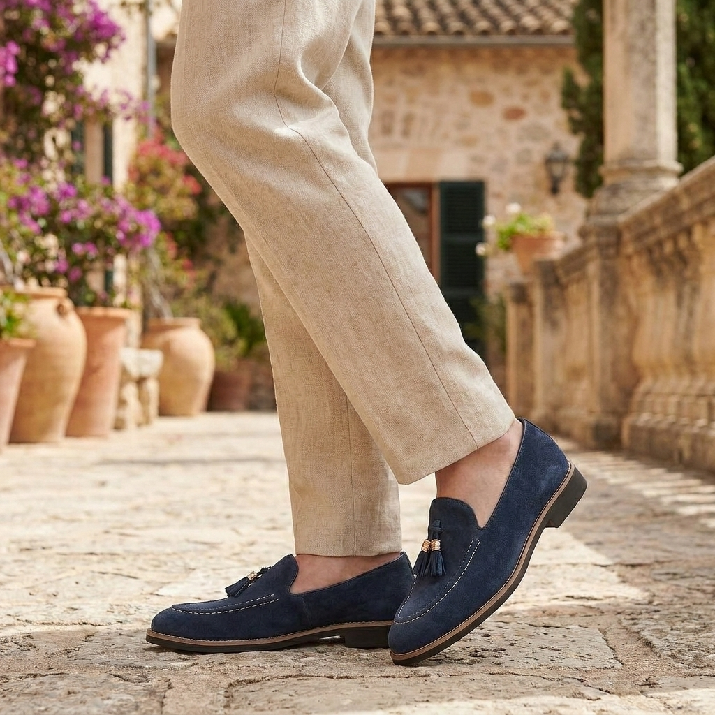 OLDMONEYLOOK | Men’s Heritage Suede Tassel Loafers