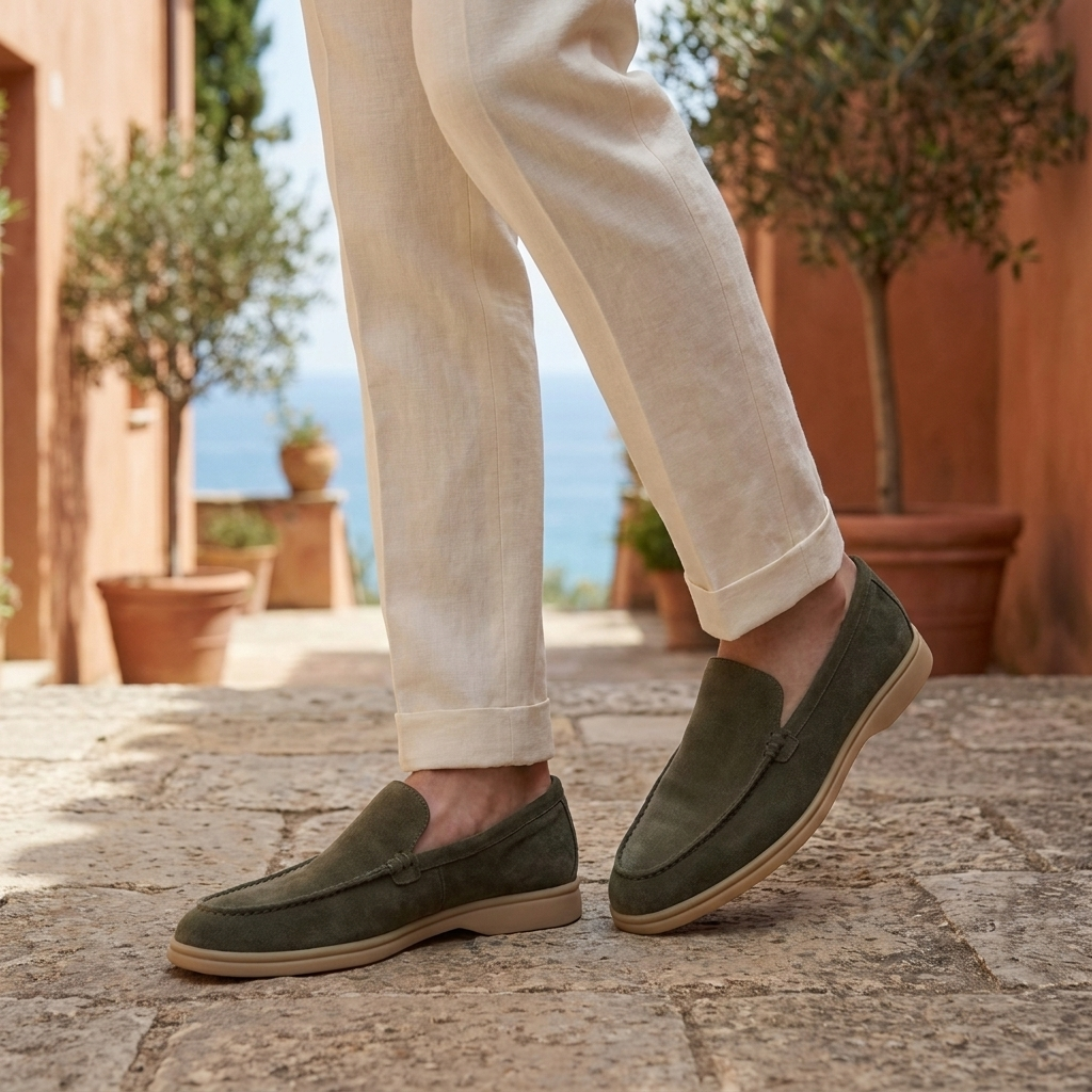 OLDMONEYLOOK | Men’s Classic Slip-On Suede Loafers