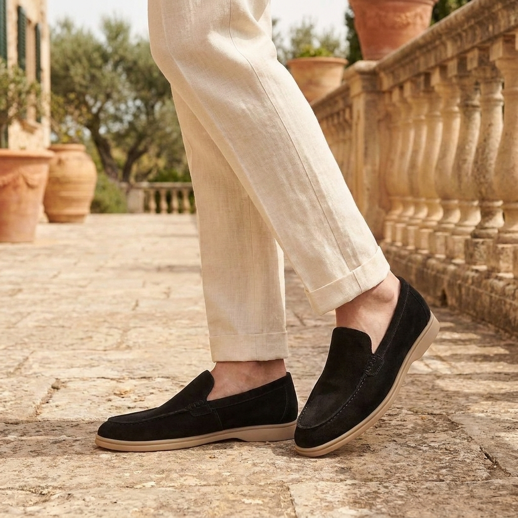 OLDMONEYLOOK | Men’s Classic Slip-On Suede Loafers