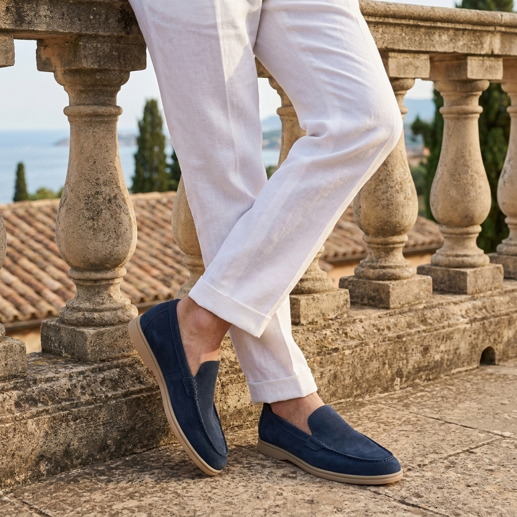OLDMONEYLOOK | Men’s Classic Slip-On Suede Loafers