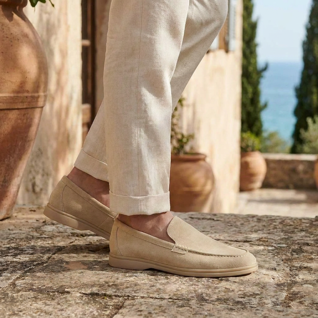 OLDMONEYLOOK | Men’s Classic Slip-On Suede Loafers