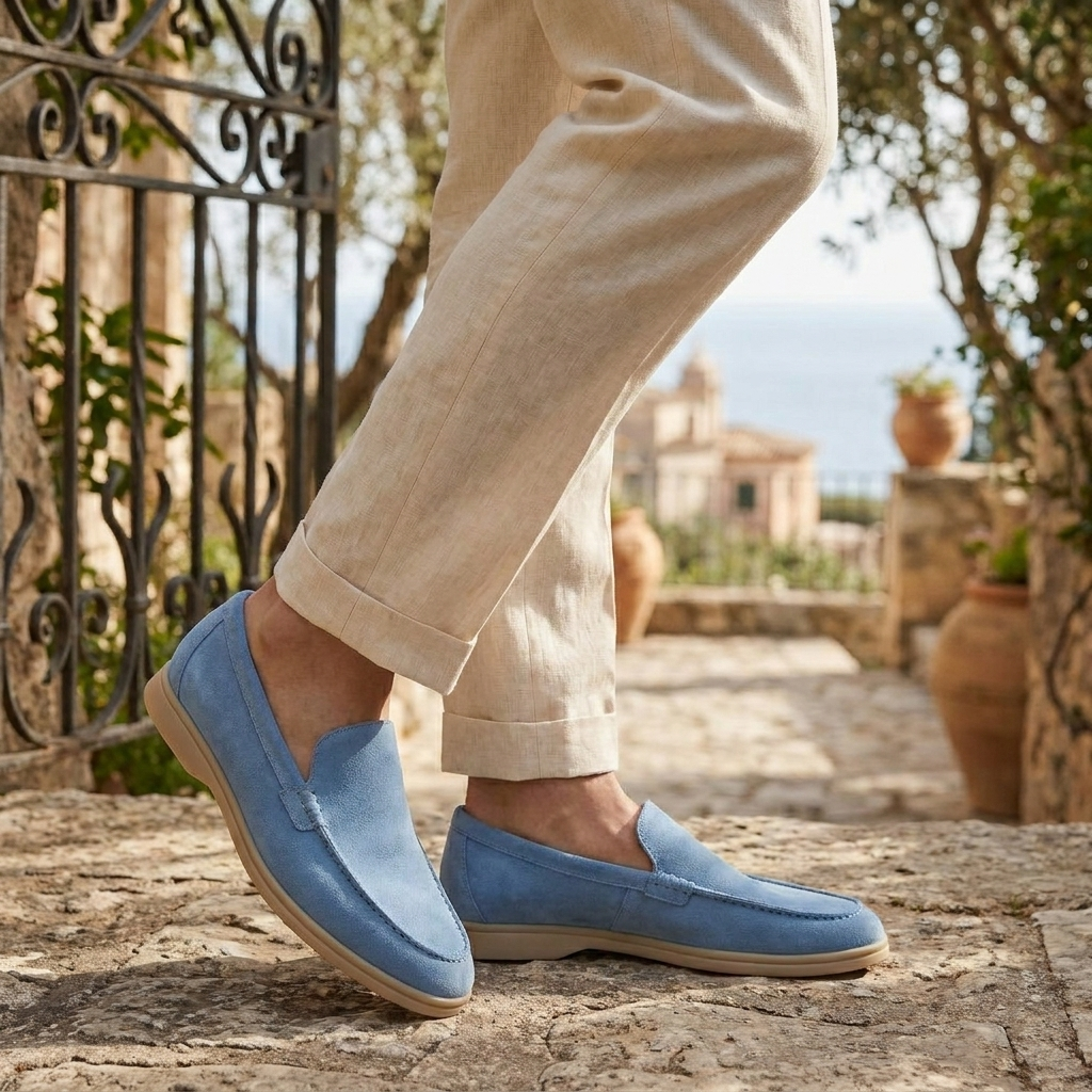 OLDMONEYLOOK | Men’s Classic Slip-On Suede Loafers