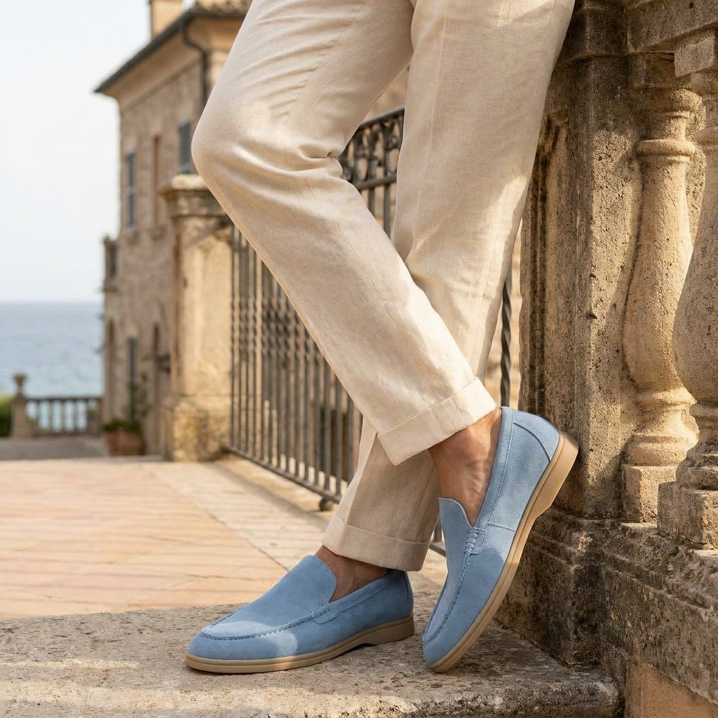 OLDMONEYLOOK | Men’s Classic Slip-On Suede Loafers