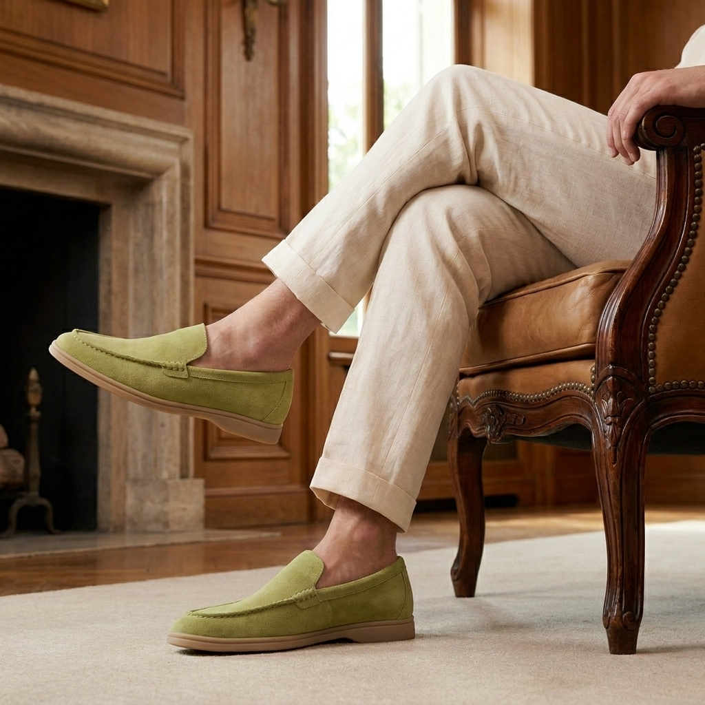 OLDMONEYLOOK | Men’s Classic Slip-On Suede Loafers