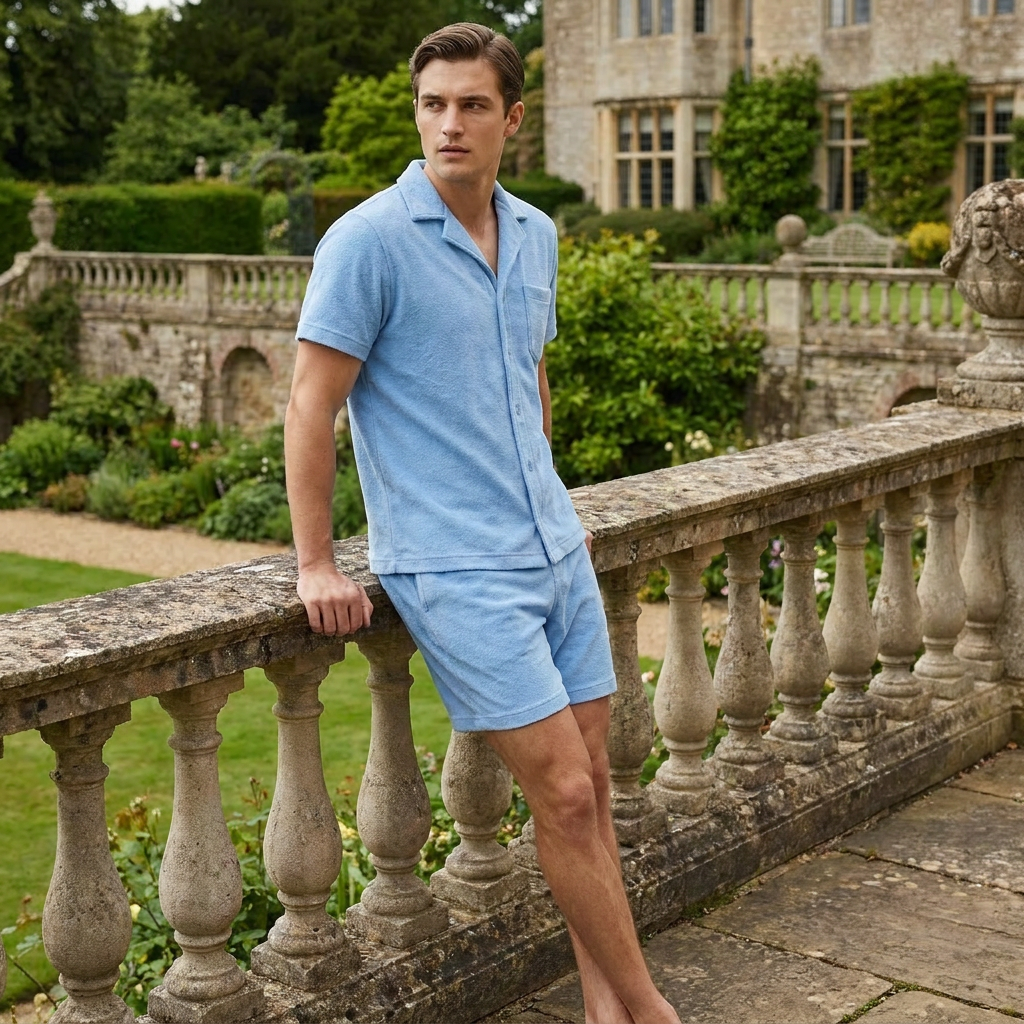 OLDMONEYLOOK | Men’s Classic Camp Collar Lounge Set
