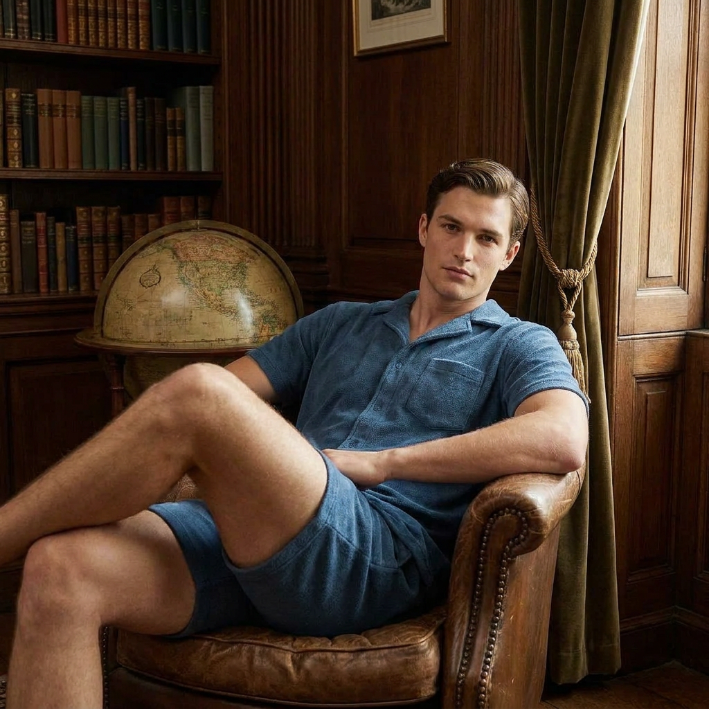 OLDMONEYLOOK | Men’s Classic Camp Collar Lounge Set