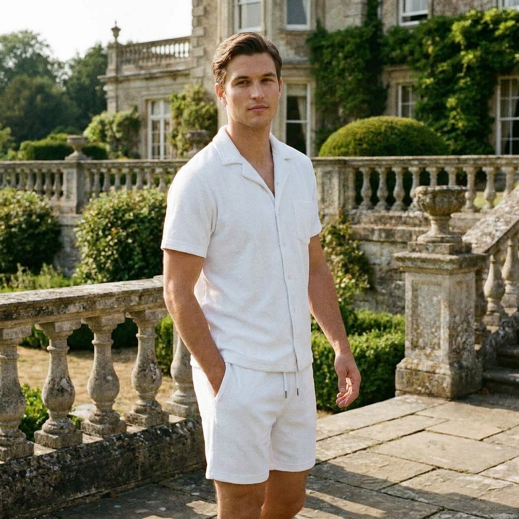OLDMONEYLOOK | Men’s Classic Camp Collar Lounge Set