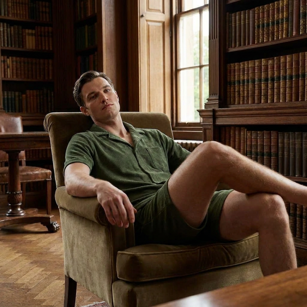 OLDMONEYLOOK | Men’s Classic Camp Collar Lounge Set