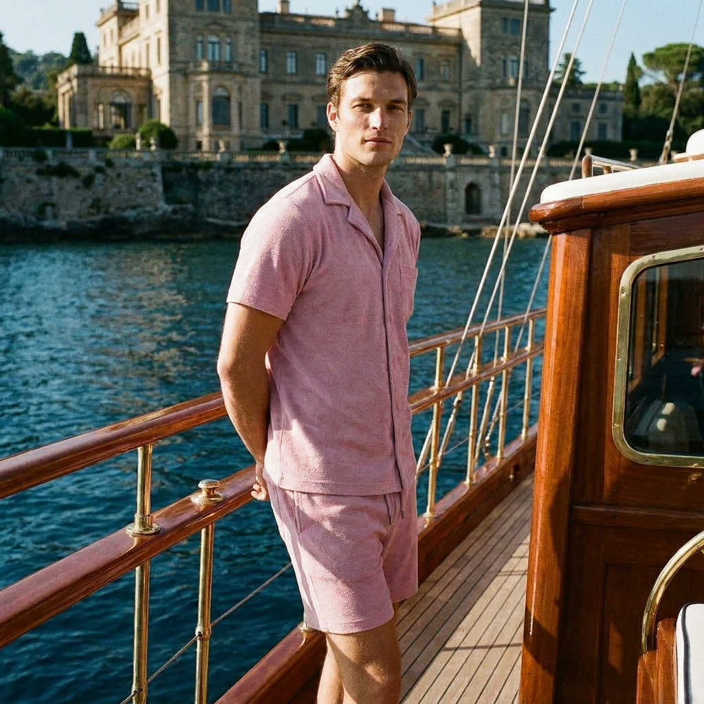OLDMONEYLOOK | Men’s Classic Camp Collar Lounge Set