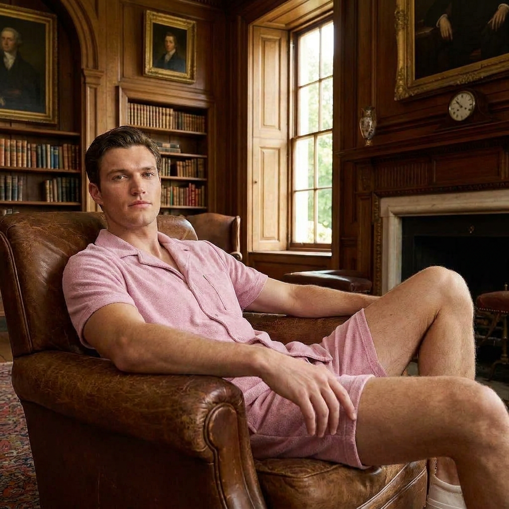 OLDMONEYLOOK | Men’s Classic Camp Collar Lounge Set