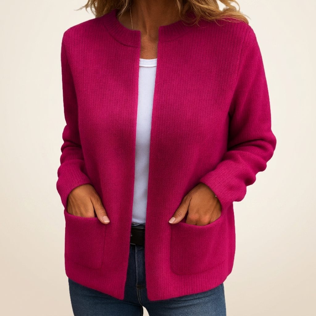 Women's Ribbed Open Vest