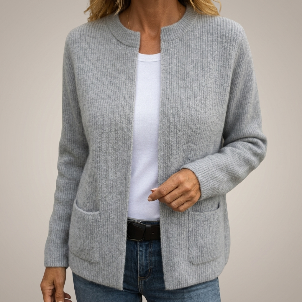Women's Ribbed Open Vest