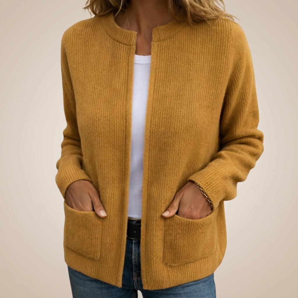 Women's Ribbed Open Vest
