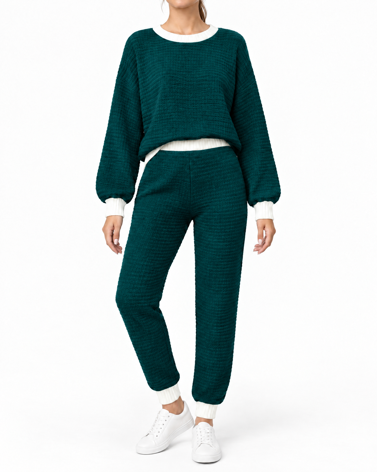 Women's Two-Piece Waffle Set