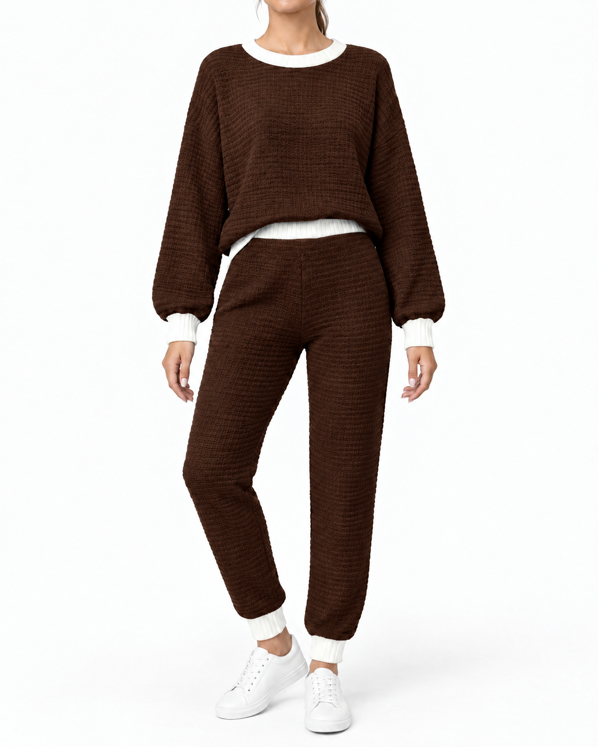 Women's Two-Piece Waffle Set