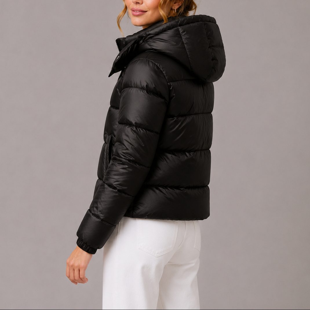 Puffer Jacket for Women with Hood