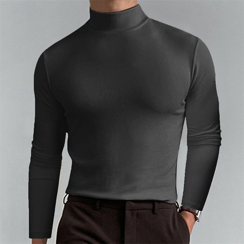 Landon | Elegant Mock-Neck Turtleneck