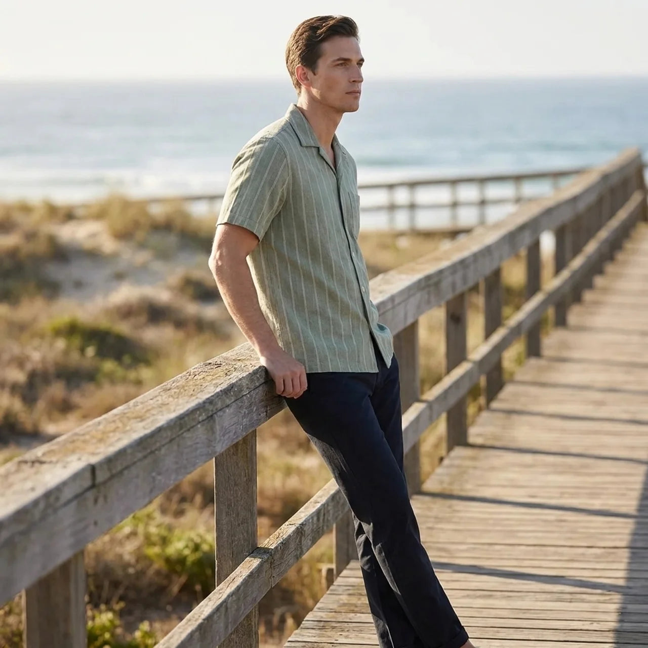 OLDMONEYLOOK | Men’s Refined Striped Polo