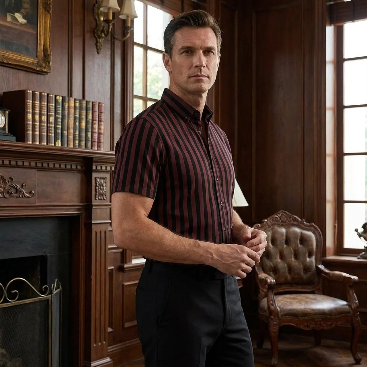 OLDMONEYLOOK | Men’s Heritage Striped Polo Shirt