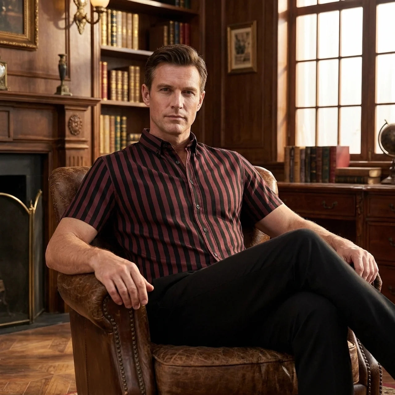 OLDMONEYLOOK | Men’s Heritage Striped Polo Shirt