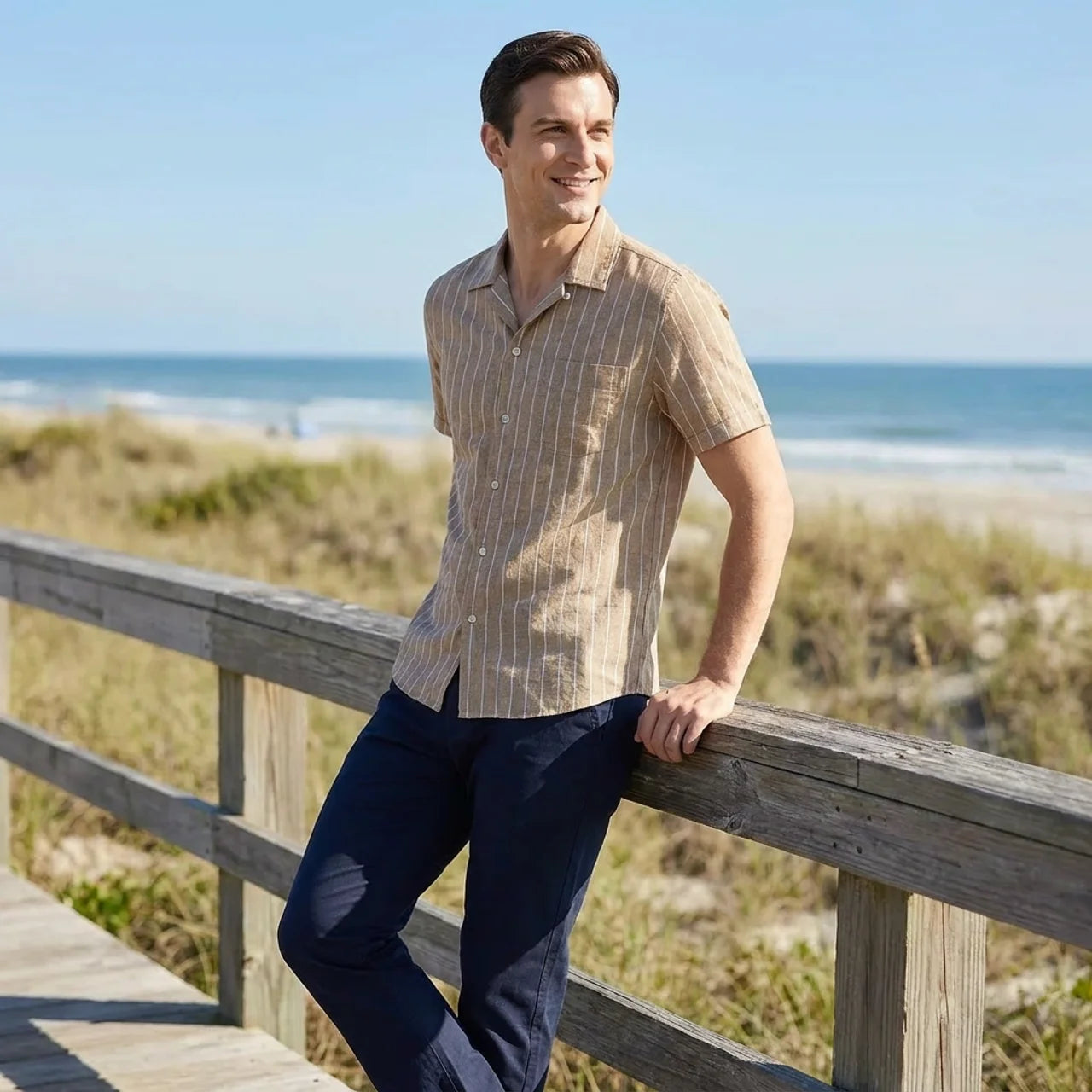 OLDMONEYLOOK | Men’s Refined Striped Polo
