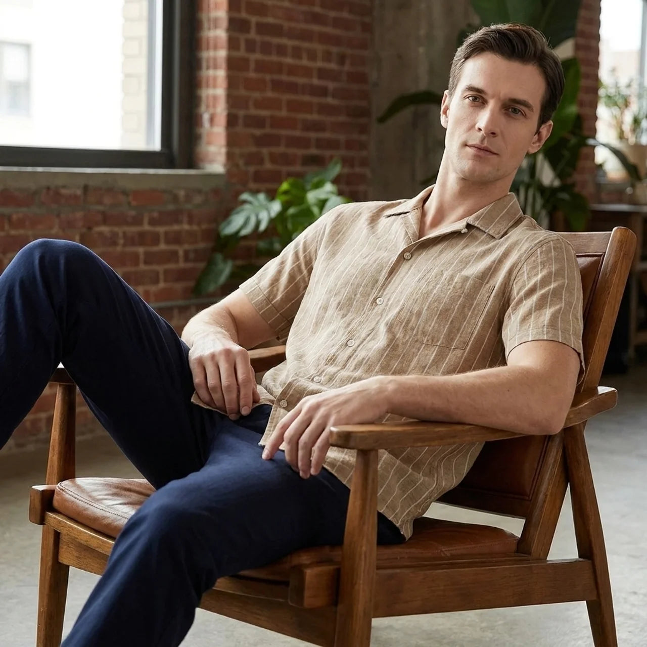 OLDMONEYLOOK | Men’s Refined Striped Polo