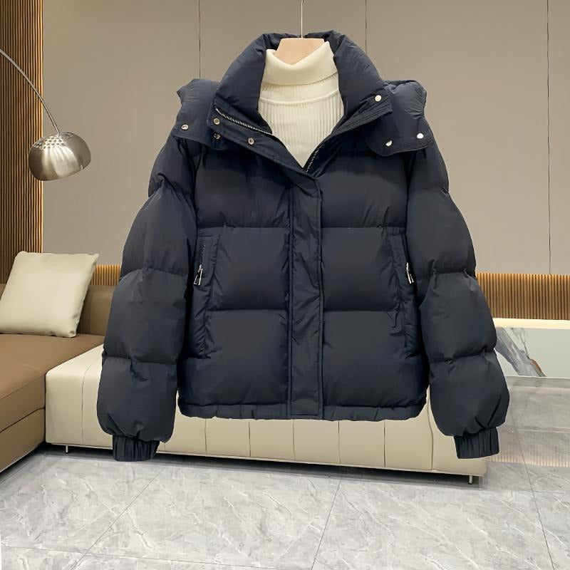 Ladies' Puffer Jacket with Hood