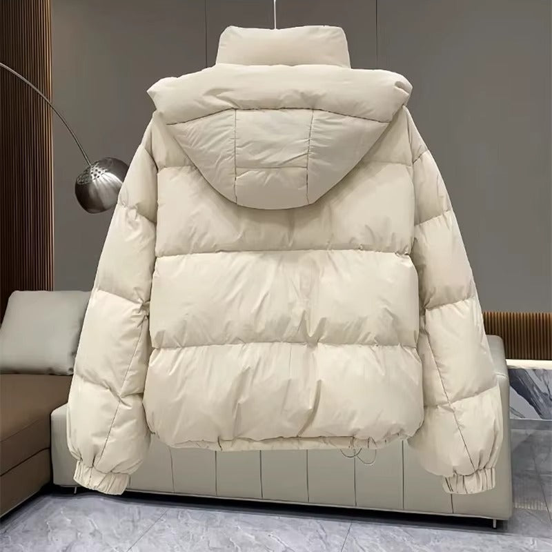 Ladies' Puffer Jacket with Hood