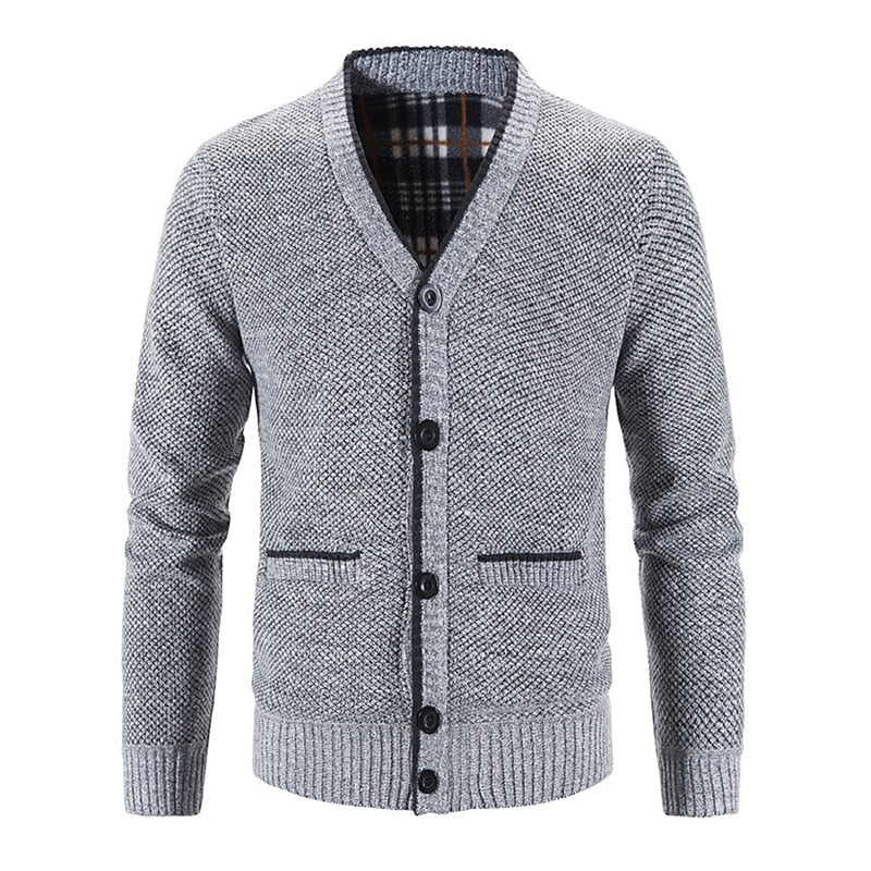 Hugh | V-Neck Textured Cardigan
