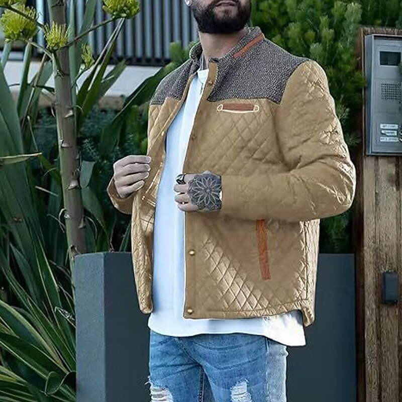 Maxwell | Quilted Stand-Up Collar Jacket