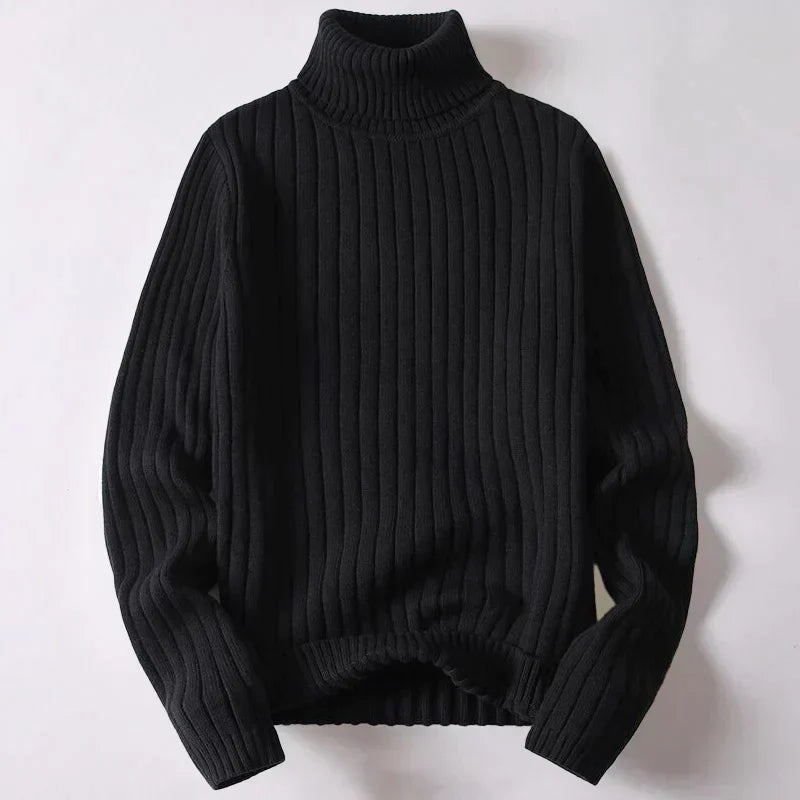 Men's Special Winter Edition Merino Wool Roll Neck Sweater