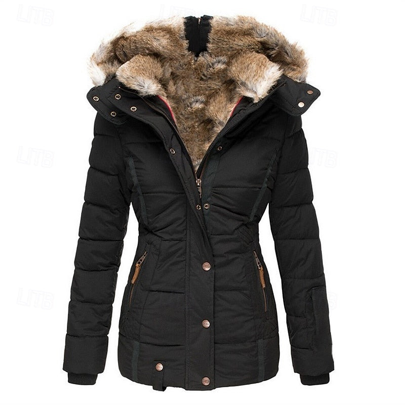 Cornelia | Cozy Hooded Puffer Coat