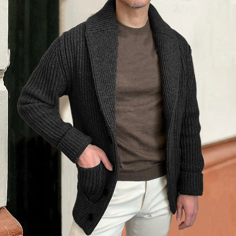 Harvey | Cardigan with Shawl Collar