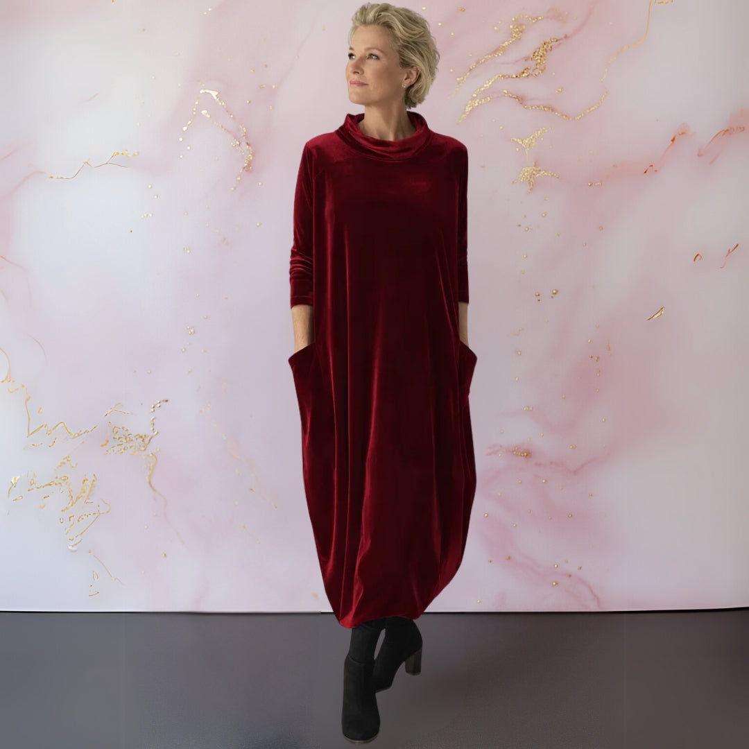 Women's Velvet Maxi Dress