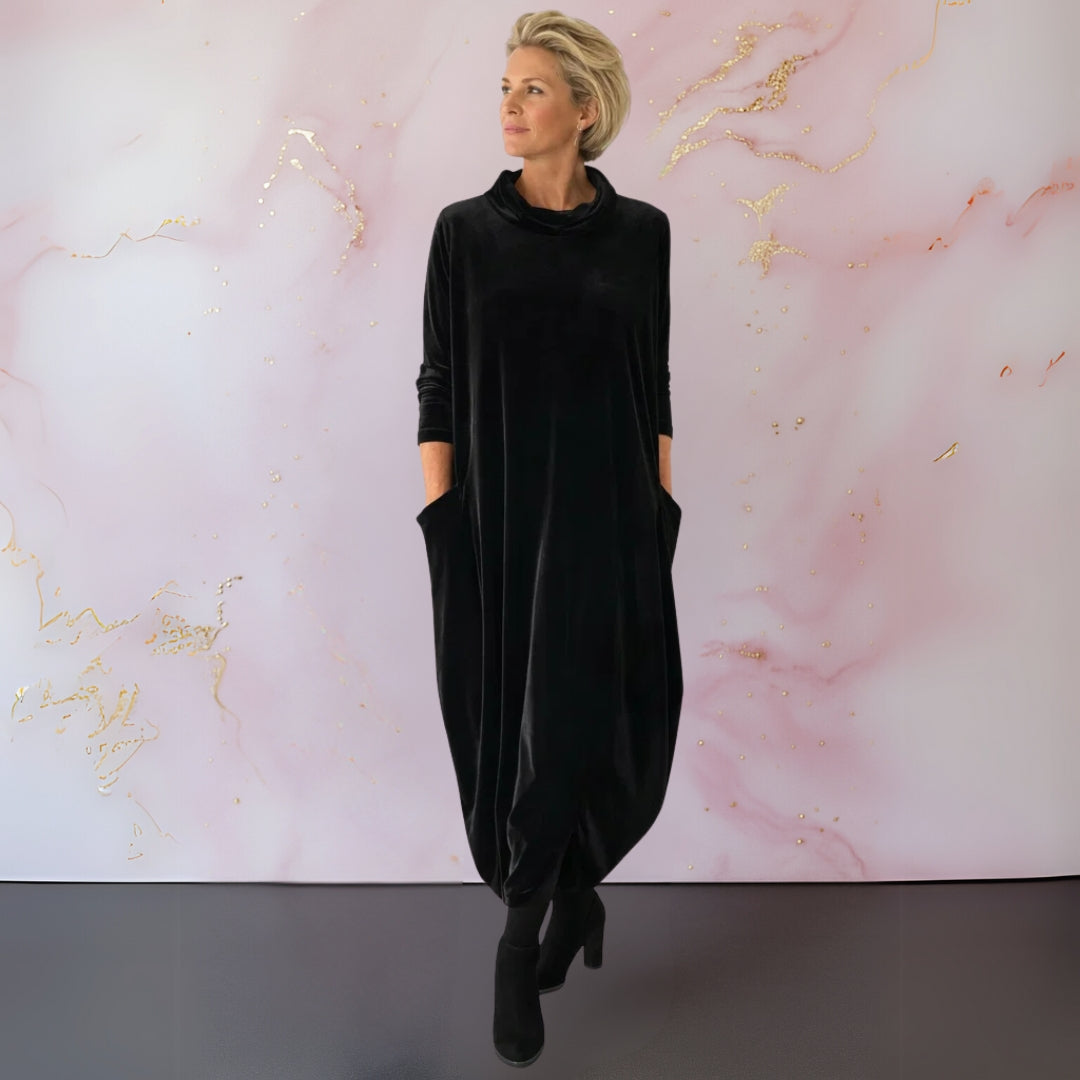 Women's Velvet Maxi Dress
