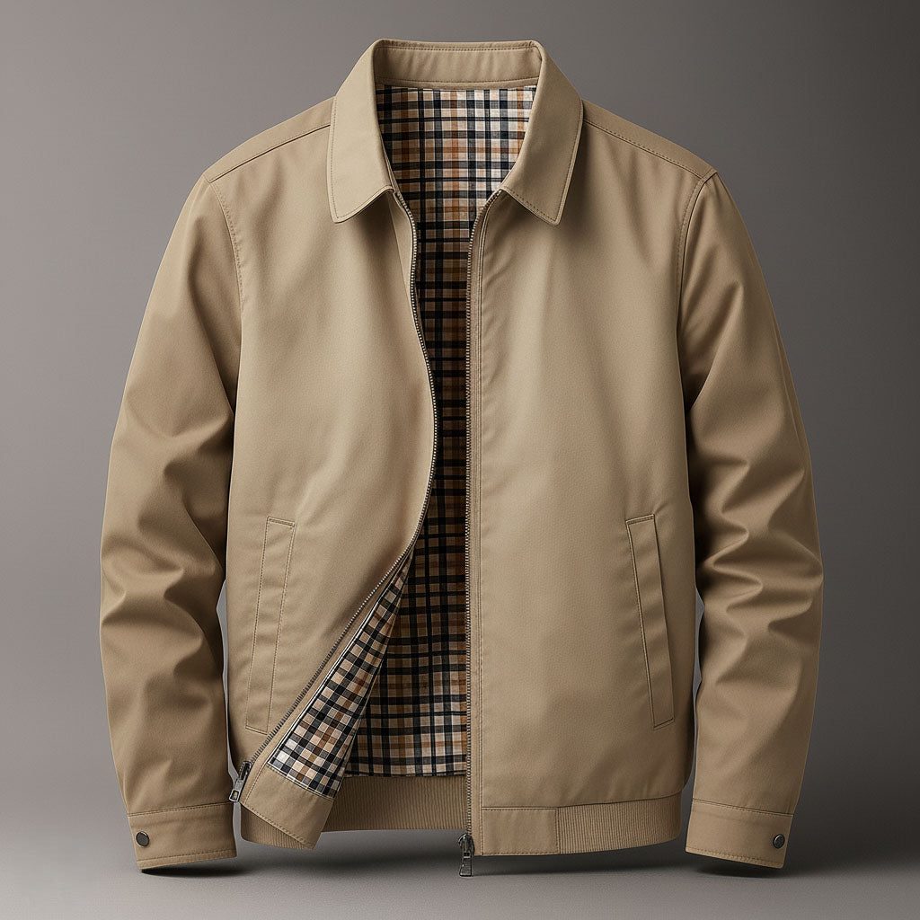 Men's Cotton Zip-Up Jacket