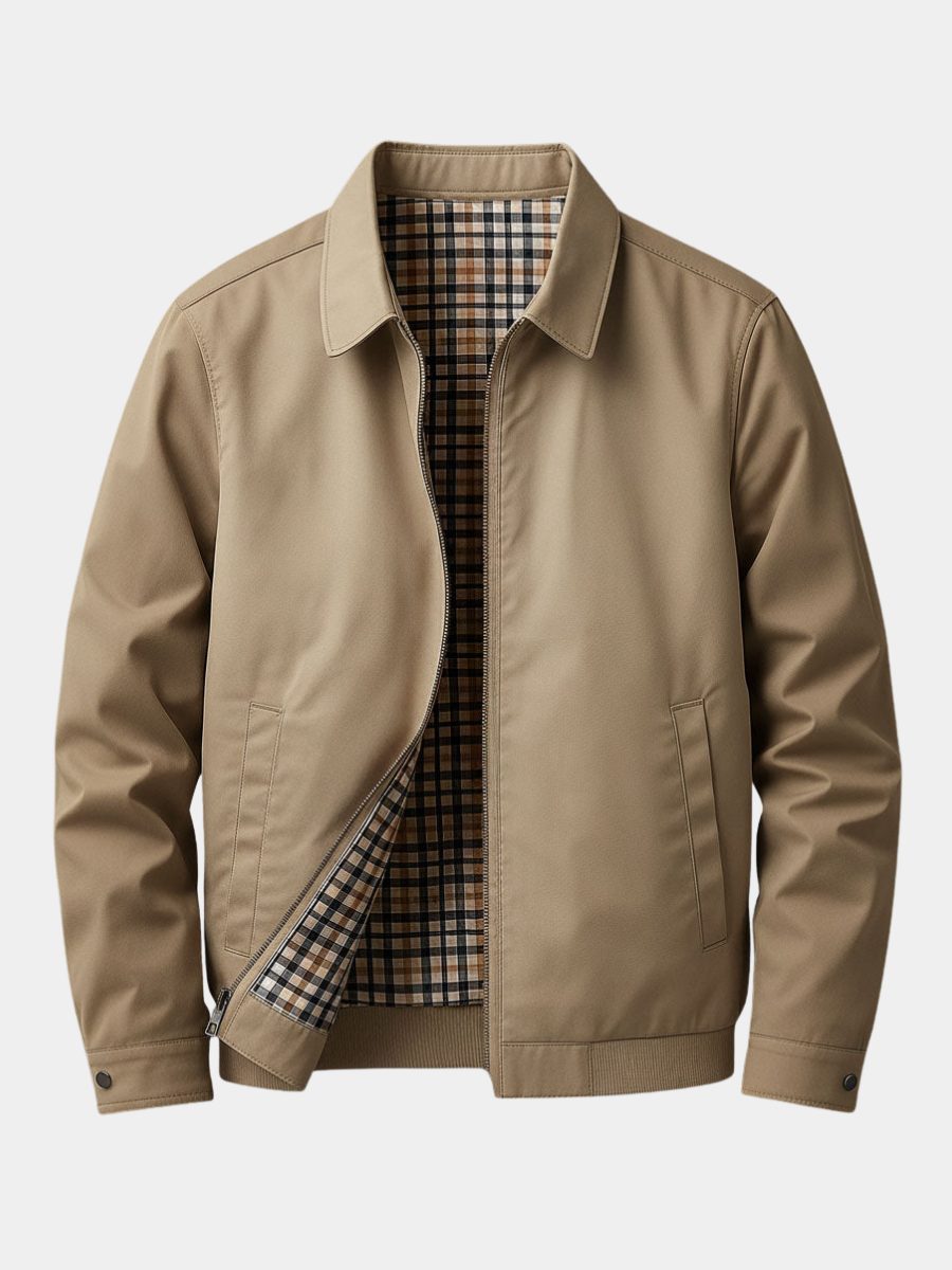 Men's Cotton Zip-Up Jacket