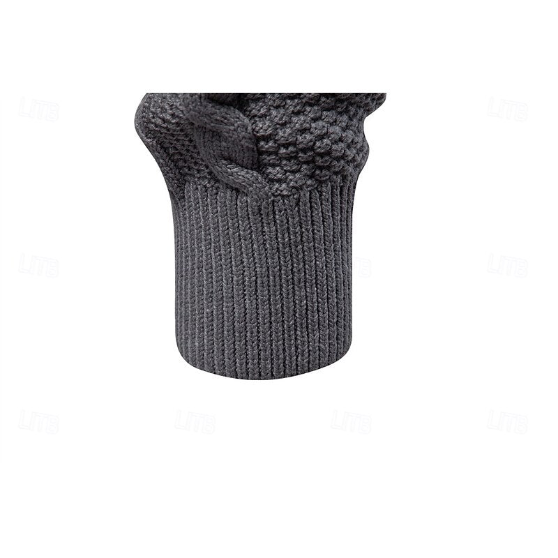 Clive | Zip-Up Cable Knit Cardigan
